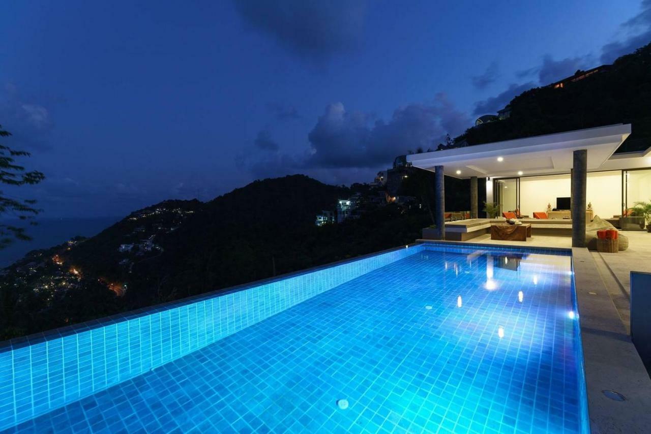 Luxury Seaview Villa -Double Infinity Pools-20 Persons Strand von Chaweng Exterior foto