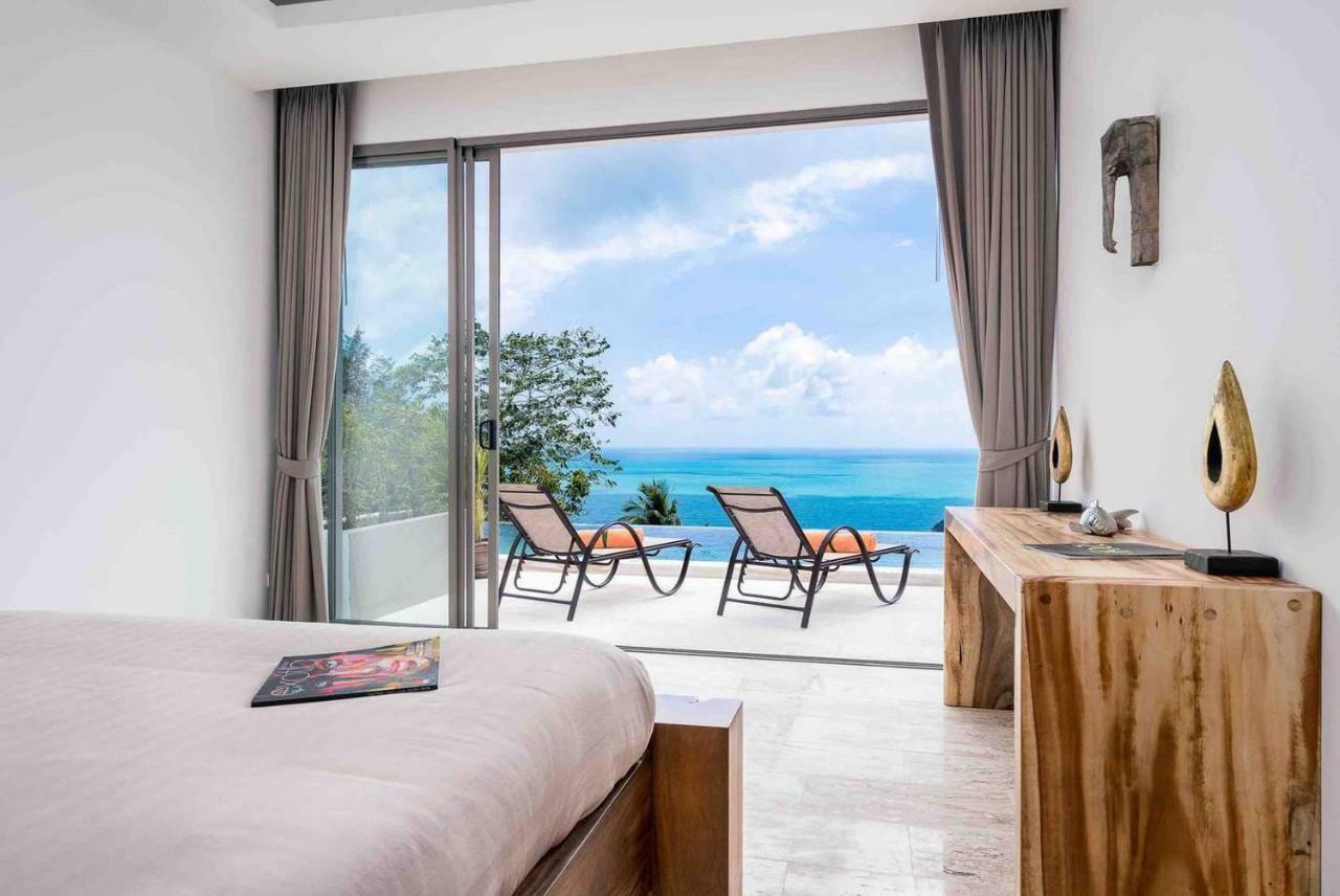 Luxury Seaview Villa -Double Infinity Pools-20 Persons Strand von Chaweng Exterior foto