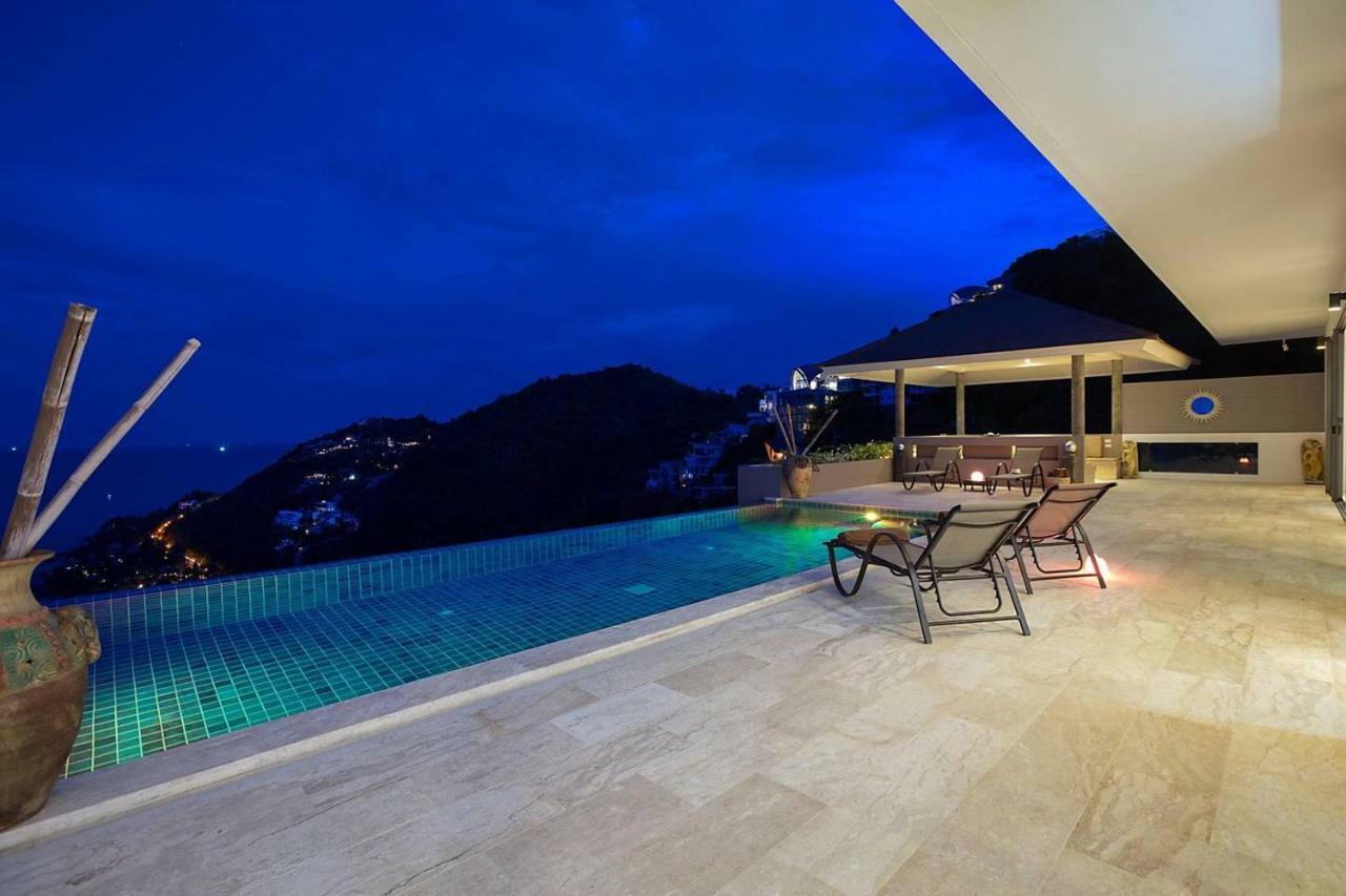 Luxury Seaview Villa -Double Infinity Pools-20 Persons Strand von Chaweng Exterior foto