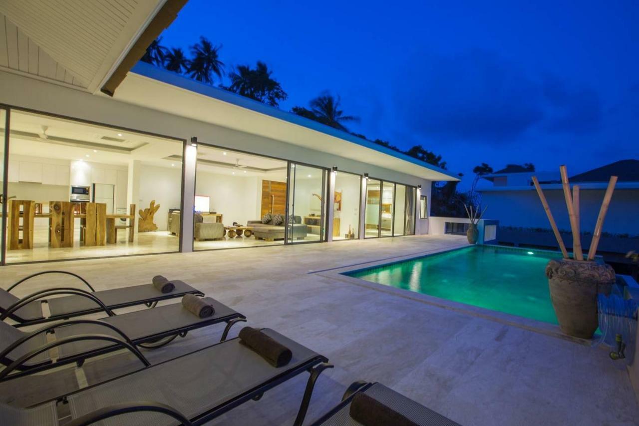 Luxury Seaview Villa -Double Infinity Pools-20 Persons Strand von Chaweng Exterior foto