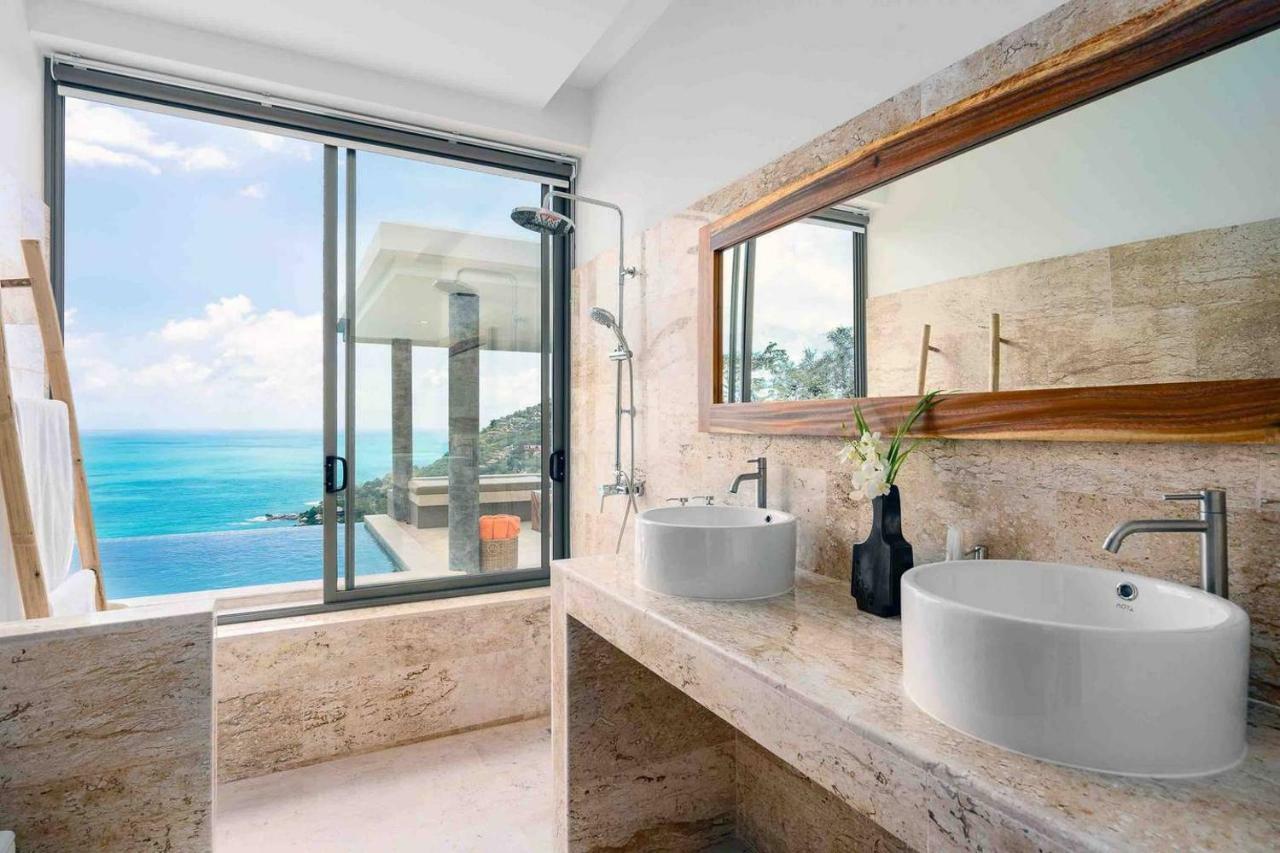 Luxury Seaview Villa -Double Infinity Pools-20 Persons Strand von Chaweng Exterior foto