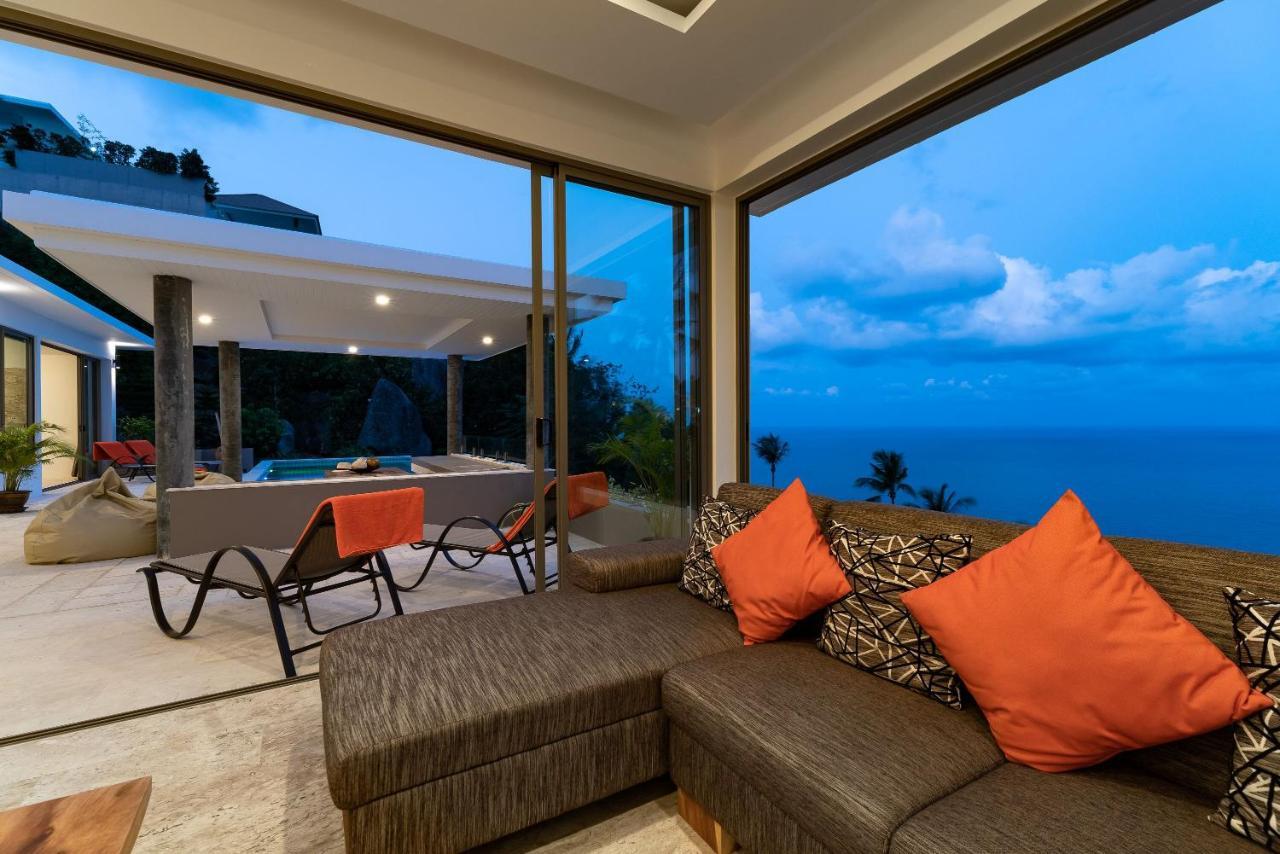 Luxury Seaview Villa -Double Infinity Pools-20 Persons Strand von Chaweng Exterior foto