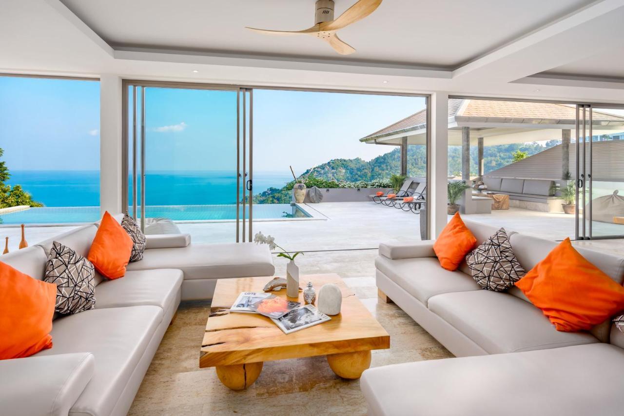 Luxury Seaview Villa -Double Infinity Pools-20 Persons Strand von Chaweng Exterior foto