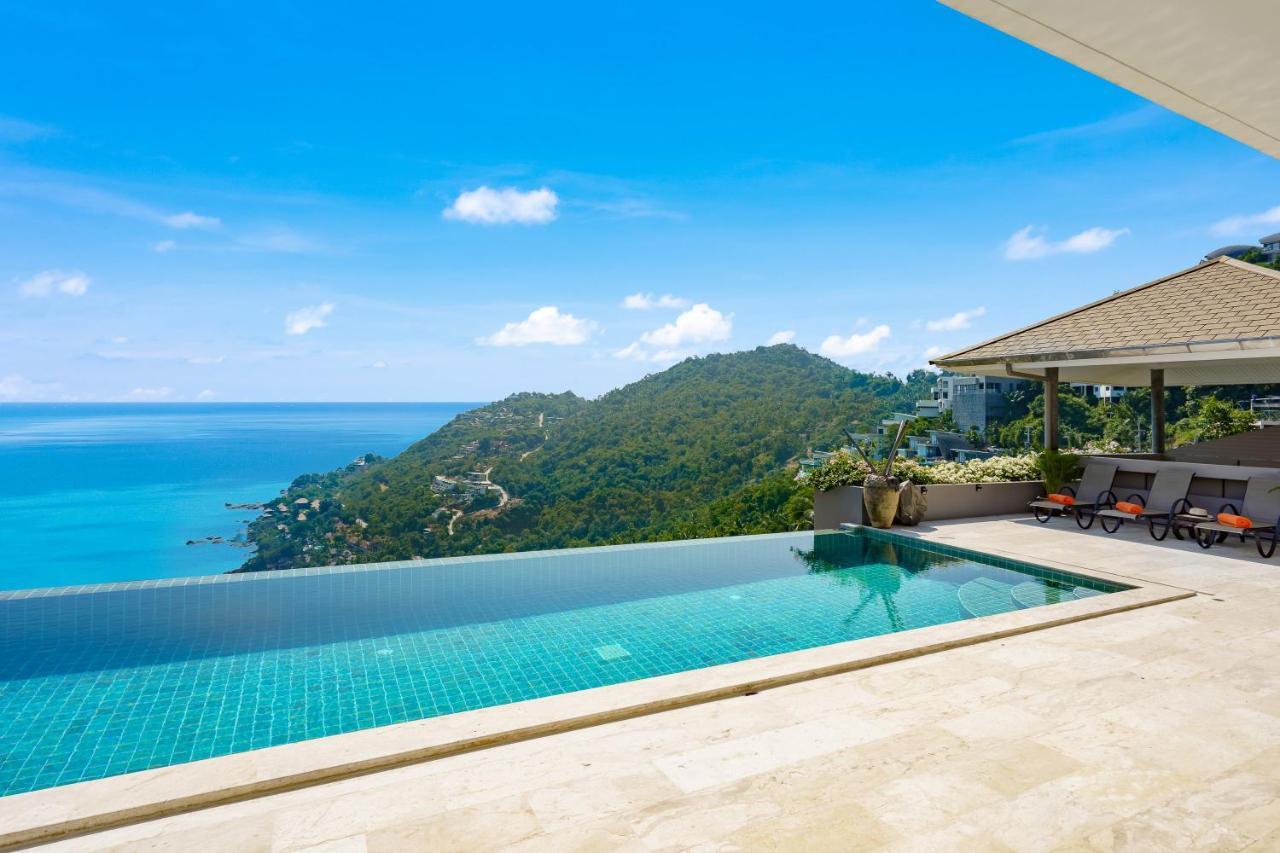 Luxury Seaview Villa -Double Infinity Pools-20 Persons Strand von Chaweng Exterior foto