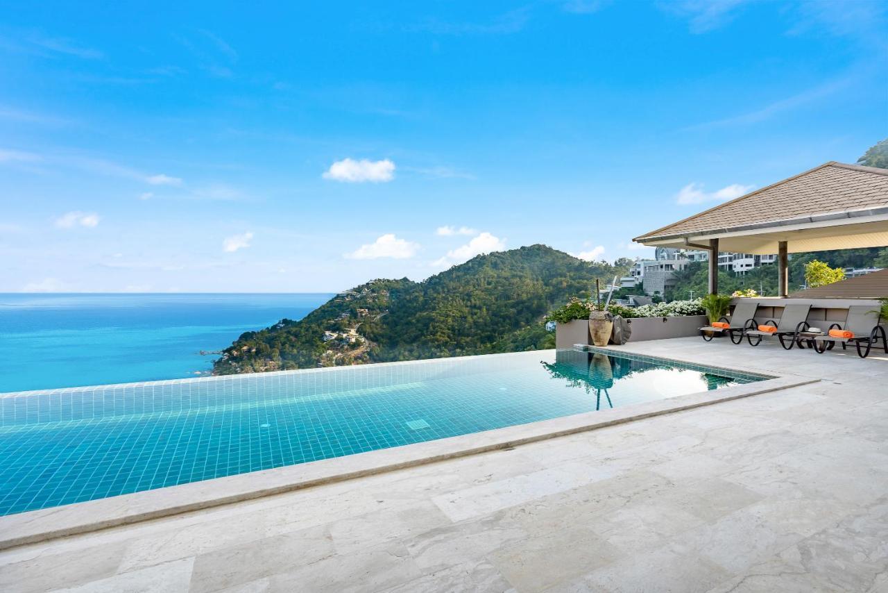 Luxury Seaview Villa -Double Infinity Pools-20 Persons Strand von Chaweng Exterior foto